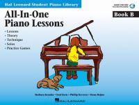 Book Cover for All-In-One Piano Lessons Book B (Book/Online Audio) by Hal Leonard Corp