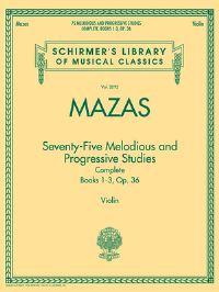 Book Cover for 75 Melodious and Progressive Studies Complete, Op. 36 by JacquesFereol Mazas, Friedrich Hermann