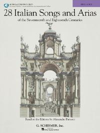 Book Cover for 28 Italian Songs & Arias of the 17th & 18th Centuries - High Voice Book/Online Audio by Hal Leonard Corp