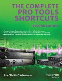 Book Cover for The Complete Pro Tools Shortcuts by José Valenzuela