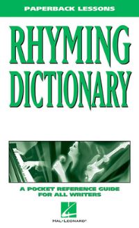 Book Cover for Rhyming Dictionary by Hal Leonard Corp