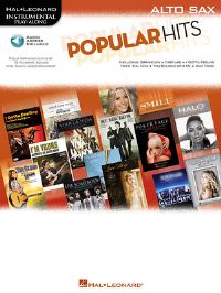 Book Cover for Popular Hits Instrumental Play-Along for Alto Sax Book/Online Audio by Hal Leonard Corp