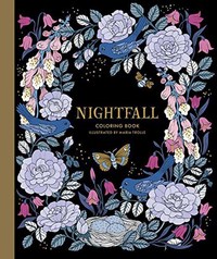 Book Cover for Nightfall Coloring Book by Maria Trolle