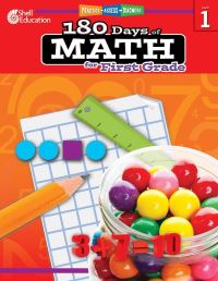 Book Cover for 180 Days¬: Math for First Grade by Jodene Lynn Smith, Jodene Smith, Jodene Smith, Jodene Smith