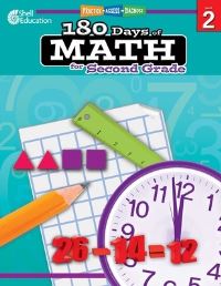 Book Cover for 180 Days(tm) Math for Second Grade by Jodene Smith