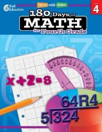 Book Cover for 180 Days(tm) Math for Fourth Grade by Jodene Smith
