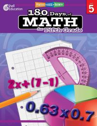 Book Cover for 180 Days¬: Math for Fifth Grade by Jodene Lynn Smith, Jodene Smith, Jodene Smith, Jodene Smith