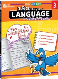 Book Cover for 180 Days(tm) Language for Third Grade by Christine Dugan