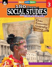 Book Cover for 180 Days(tm) Social Studies for Third Grade by Terri McNamara