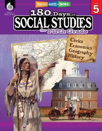 Book Cover for 180 Days(tm) Social Studies for Fifth Grade by Catherine Cotton, Patricia Elliott, Melanie Joye