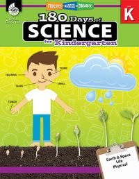 Book Cover for 180 Days(tm) Science for Kindergarten by Lauren Homayoun