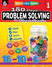 Book Cover for 180 Days(tm) Problem Solving for First Grade by Kristy Stark