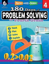 Book Cover for 180 Days¬: Problem Solving for Fourth Grade by Charles Aracich, Chuck Aracich
