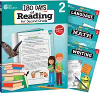 Book Cover for 180 Days¬: Reading, Math, Writing, & Language for Grade 2: 4-Book Set by Multiple Authors, Christine Dugan, Brenda A Van Dixhorn, Jodene Lynn Smith, Brenda Van Dixhorn, Brenda A Dixhorn, Jodene Smith, Jodene Smith