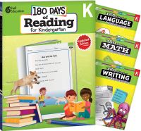 Book Cover for 180 Days¬: Reading, Math, Writing, & Language for Grade K: 4-Book Set by Multiple Authors, Suzanne Barchers, Christine Dugan, Tracy Pearce, Suzanne Barchers, Suzanne Barchers, Suzanne Barchers, Suzanne Barchers, Suzanne Barchers