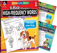 Book Cover for 180 Days¬: High Frequency Words for K-2, 3-Book Set by Multiple Authors