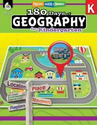 Book Cover for 180 Days(tm) Geography for Kindergarten by Jessica Hathaway