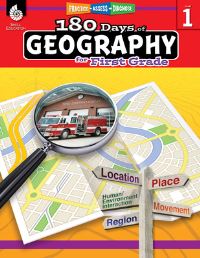 Book Cover for 180 Days(tm) Geography for First Grade by Rane Anderson