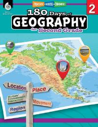 Book Cover for 180 Days(tm) Geography for Second Grade by Melissa Callaghan