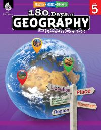 Book Cover for 180 Days(tm) Geography for Fifth Grade by Kristin Kemp