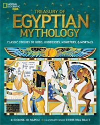 Book Cover for Treasury of Egyptian Mythology by Donna Jo Napoli