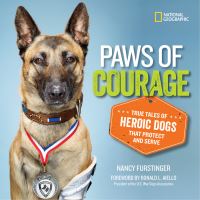 Book Cover for Paws of Courage by Nancy Furstinger