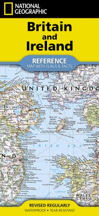 Book Cover for National Geographic Britian & Ireland Map by National Geographic Maps