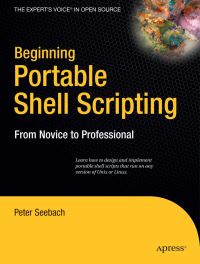 Book Cover for Beginning Portable Shell Scripting by Peter Seebach