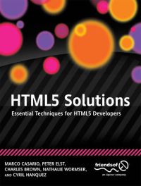 Book Cover for HTML5 Solutions by Marco Casario