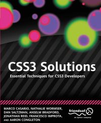 Book Cover for CSS3 Solutions by Marco Casario
