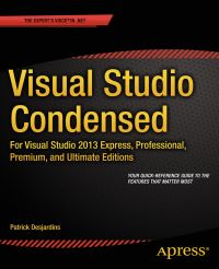 Book Cover for Visual Studio Condensed by P Desjardins