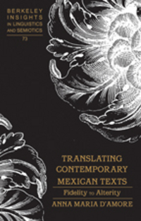 Book Cover for Translating Contemporary Mexican Texts by Anna Maria DAmore