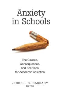 Book Cover for Anxiety in Schools by Jerrell C Cassady