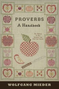 Book Cover for Proverbs by Wolfgang Mieder