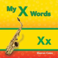 Book Cover for My X Words by Ben Williams