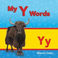 Book Cover for My Y Words by Ben Williams