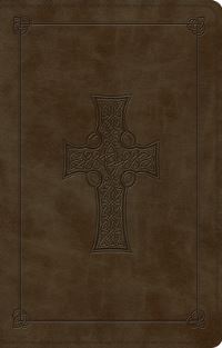 Book Cover for Large Print Value Thinline Bible-ESV-Cross Design by Crossway Bibles