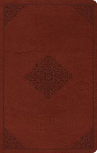Book Cover for Large Print Value Thinline Bible-ESV-Ornament Design by Crossway Bibles