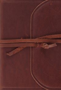 Book Cover for Large Print Compact Bible-ESV-Strap Flap by Crossway Bibles