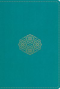 Book Cover for ESV Large Print Compact Bible (Trutone, Teal, Bouquet Design) by T Desmond Alexander
