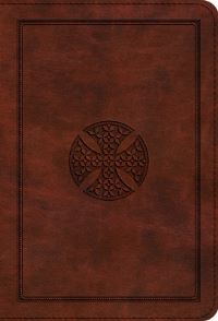 Book Cover for ESV Large Print Compact Bible (Trutone, Brown, Mosaic Cross Design) by T Desmond Alexander