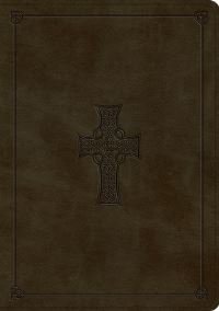 Book Cover for ESV Study Bible (Trutone, Olive, Celtic Cross Design) by Kevin DeYoung