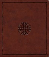 Book Cover for ESV Journaling Bible (Trutone, Brown, Mosaic Cross Design) by Esv Bibles