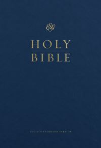 Book Cover for ESV Pew and Worship Bible, Large Print (Blue) by Esv Bibles