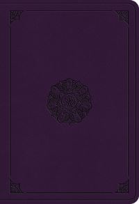 Book Cover for ESV Student Study Bible (Trutone, Lavender, Emblem Design) by Esv Bibles
