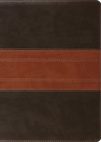 Book Cover for ESV Study Bible, Large Print (Trutone, Forest/Tan, Trail Design) by Esv Bibles