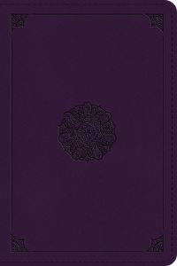 Book Cover for ESV Large Print Bible (Trutone, Lavender, Emblem Design) by Esv Bibles