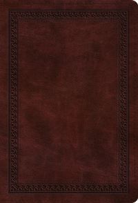 Book Cover for ESV Large Print Compact Bible (Trutone, Mahogany, Border Design) by Esv Bibles