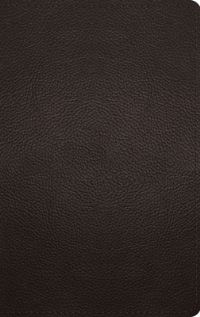 Book Cover for ESV Thinline Bible (Buffalo Leather, Deep Brown) by Esv Bibles