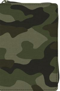 Book Cover for ESV Compact Bible (Canvas With Zipper, Camo Design) by Esv Bibles